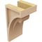 Ekena Millwork 4"W x 4"D x 8"H Wide Viola Rough Cedar Woodgrain TimberThane Corbel, Primed Tan CORUR04X04X08VIORCPR - alternate 4